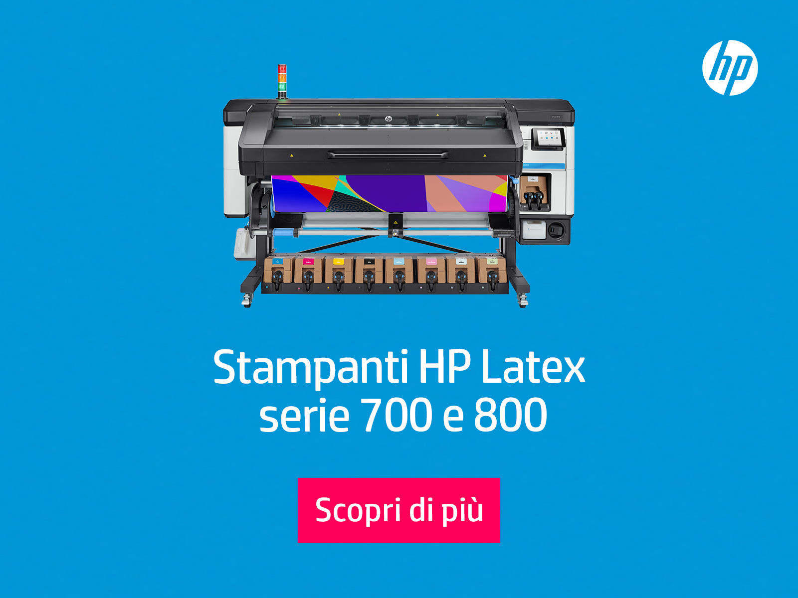 Stampante HP Latex serie 700w - con bianco